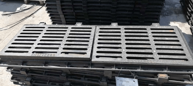 环县球墨铸铁连体双篦展示